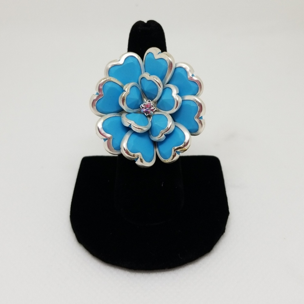 Handcrafted Floral statement ring